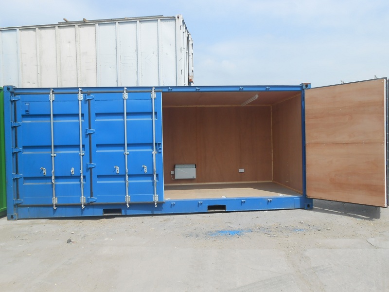 20ft Pump Enclosure Side Loading Container