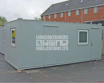 20ft Site Changing Room and Laboratory Container Case Study